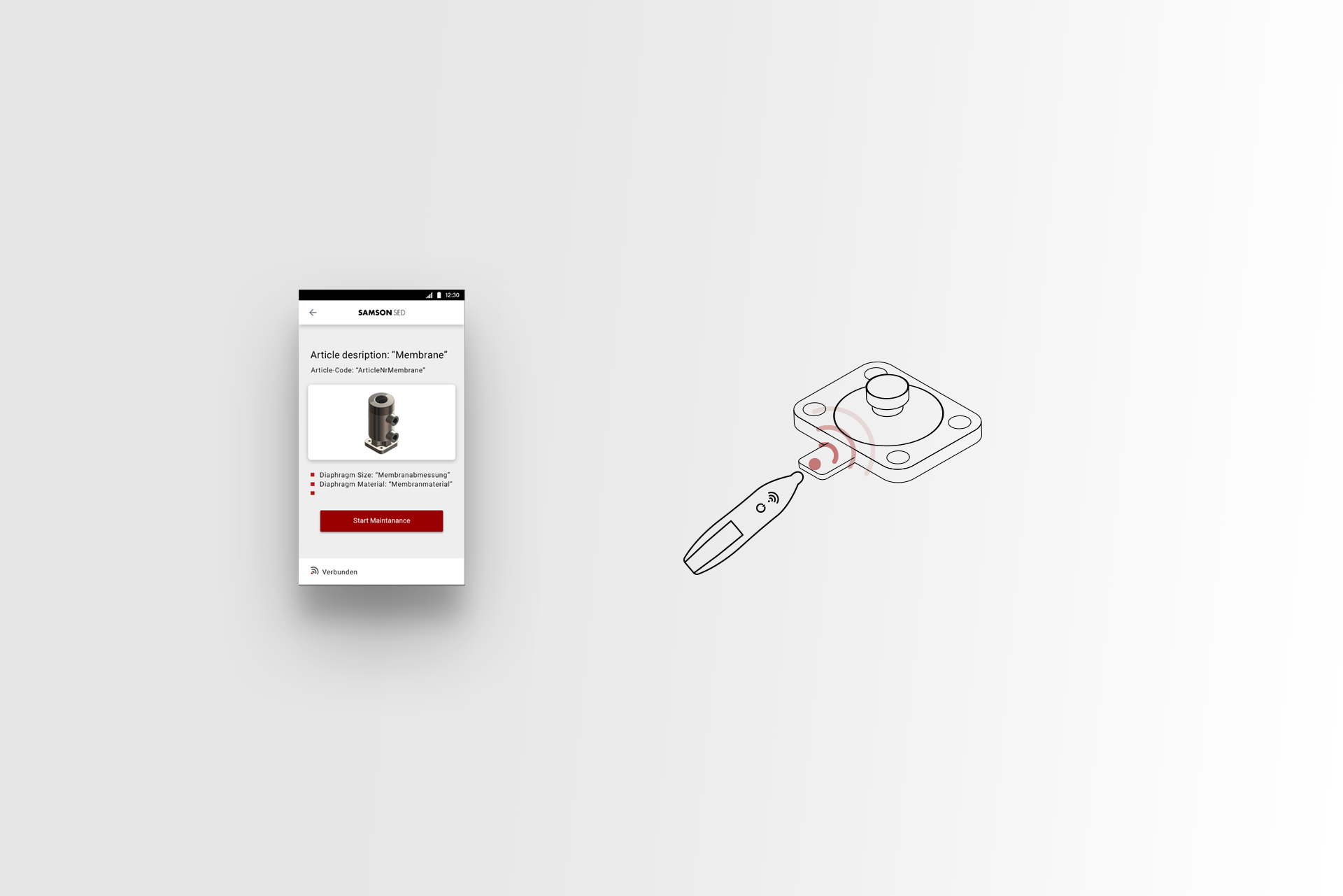 RFID-Scan in der App