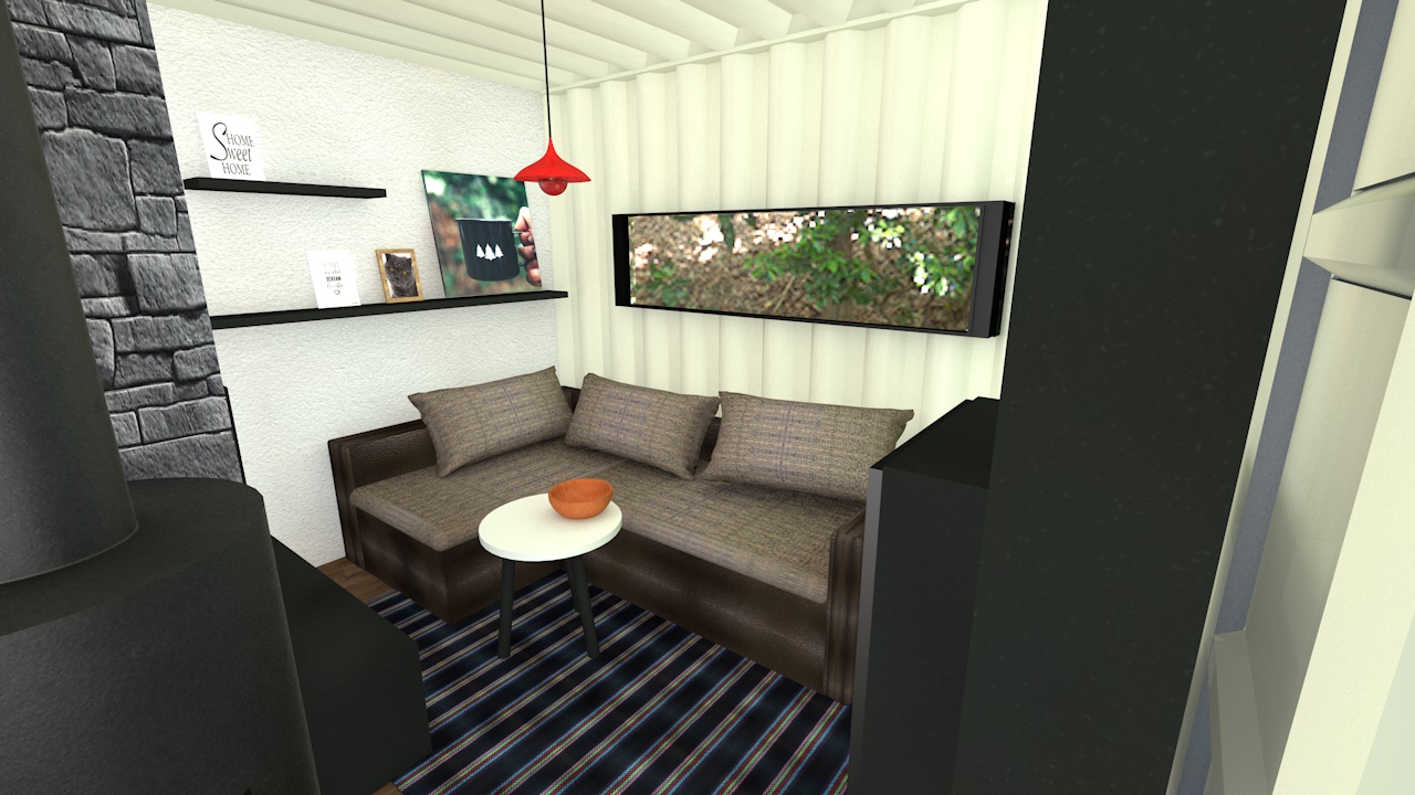 3D Render Wohnzimmer