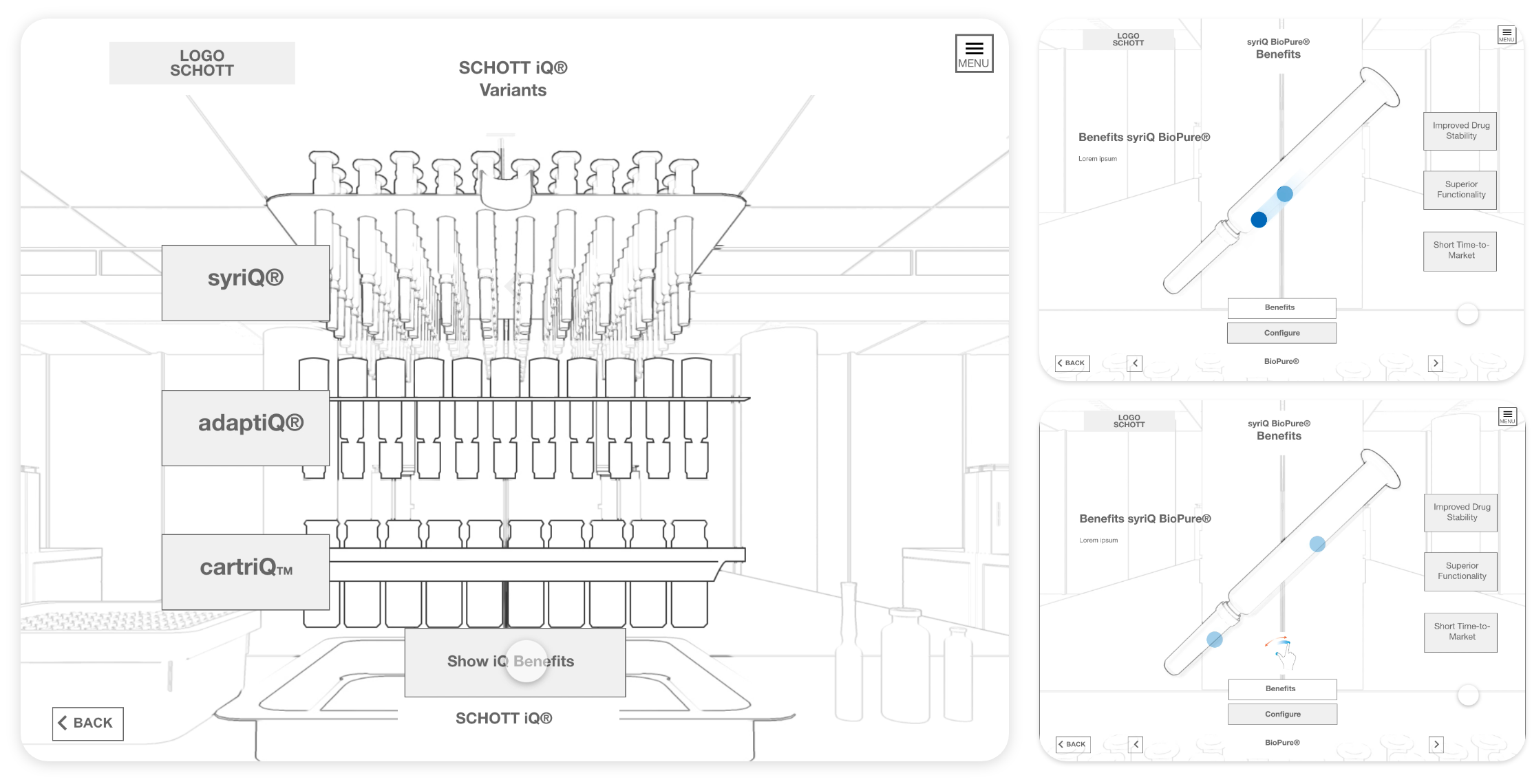 Wireframes im 3D-Outline Style
