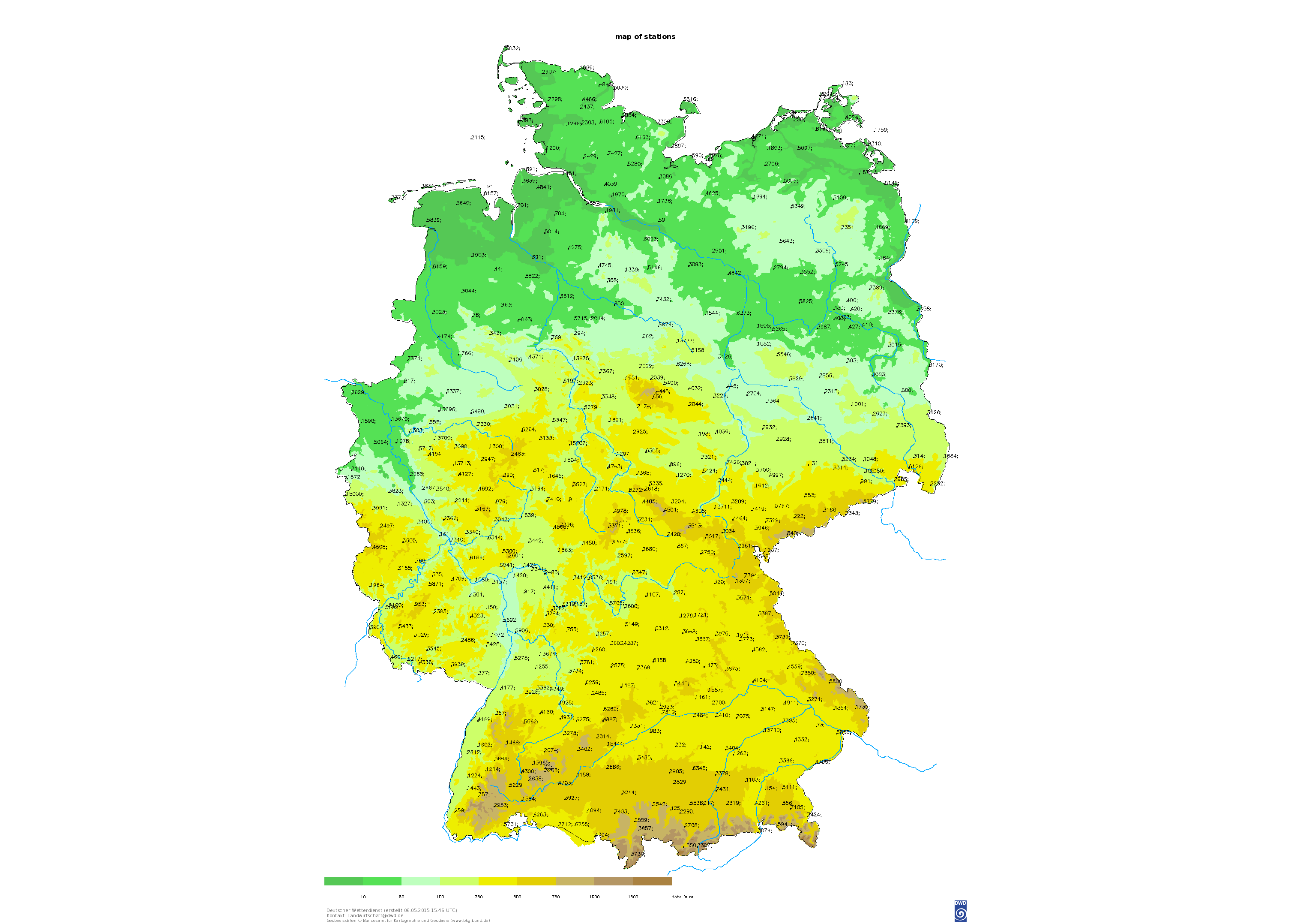 Wetterstationen in Deutschland